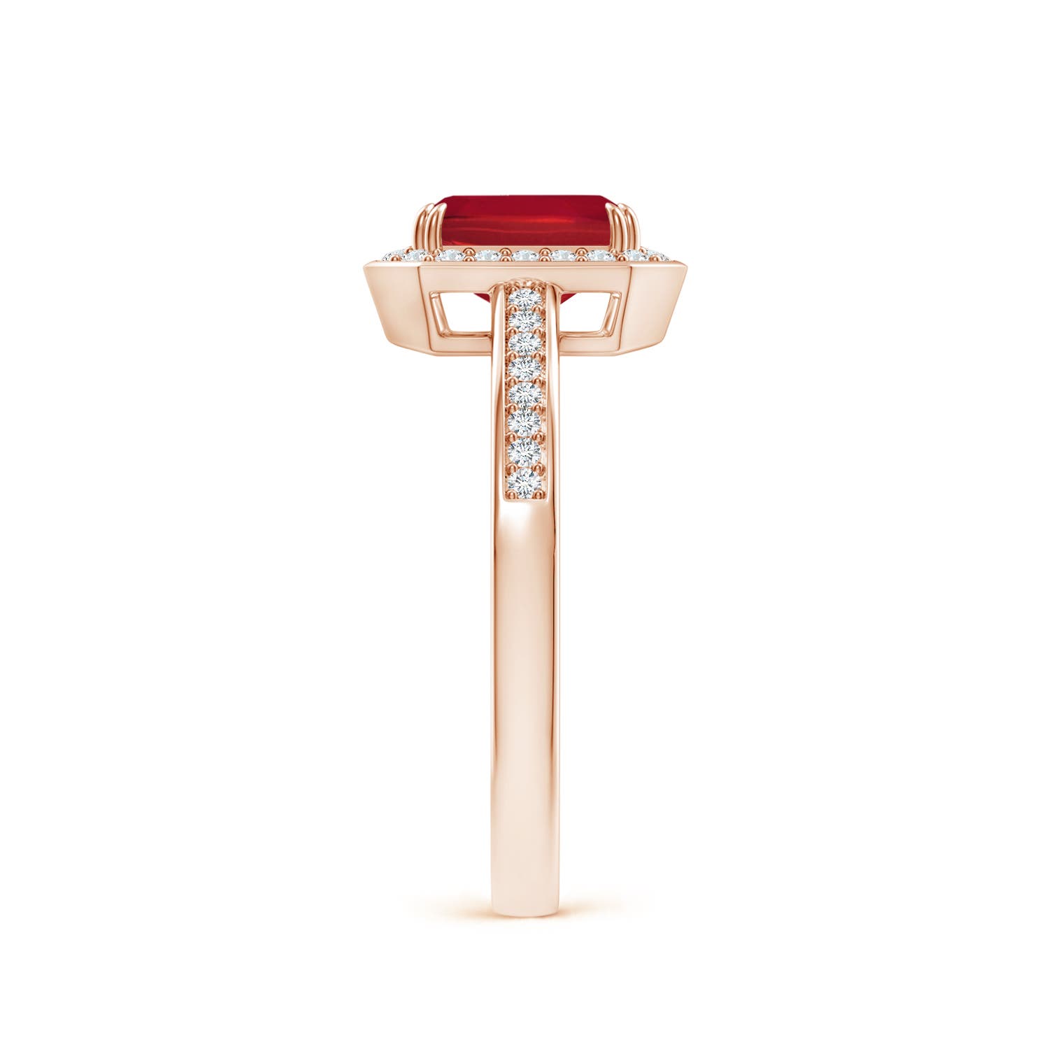 AA - Ruby / 1.19 CT / 14 KT Rose Gold