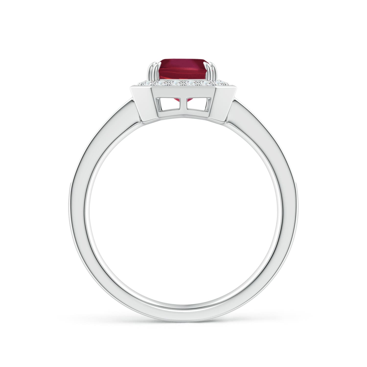 A - Ruby / 1.89 CT / 14 KT White Gold