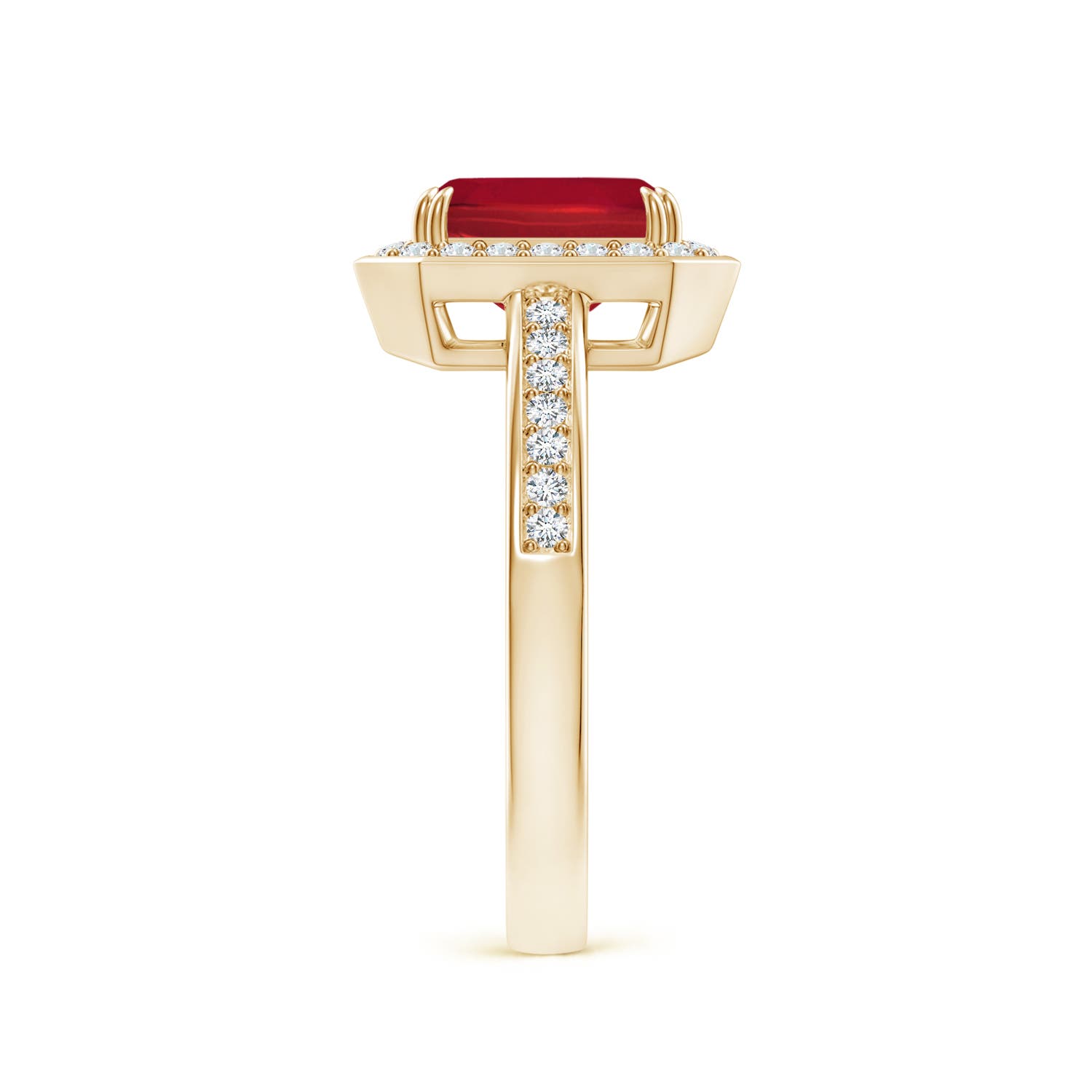 AA - Ruby / 1.89 CT / 14 KT Yellow Gold