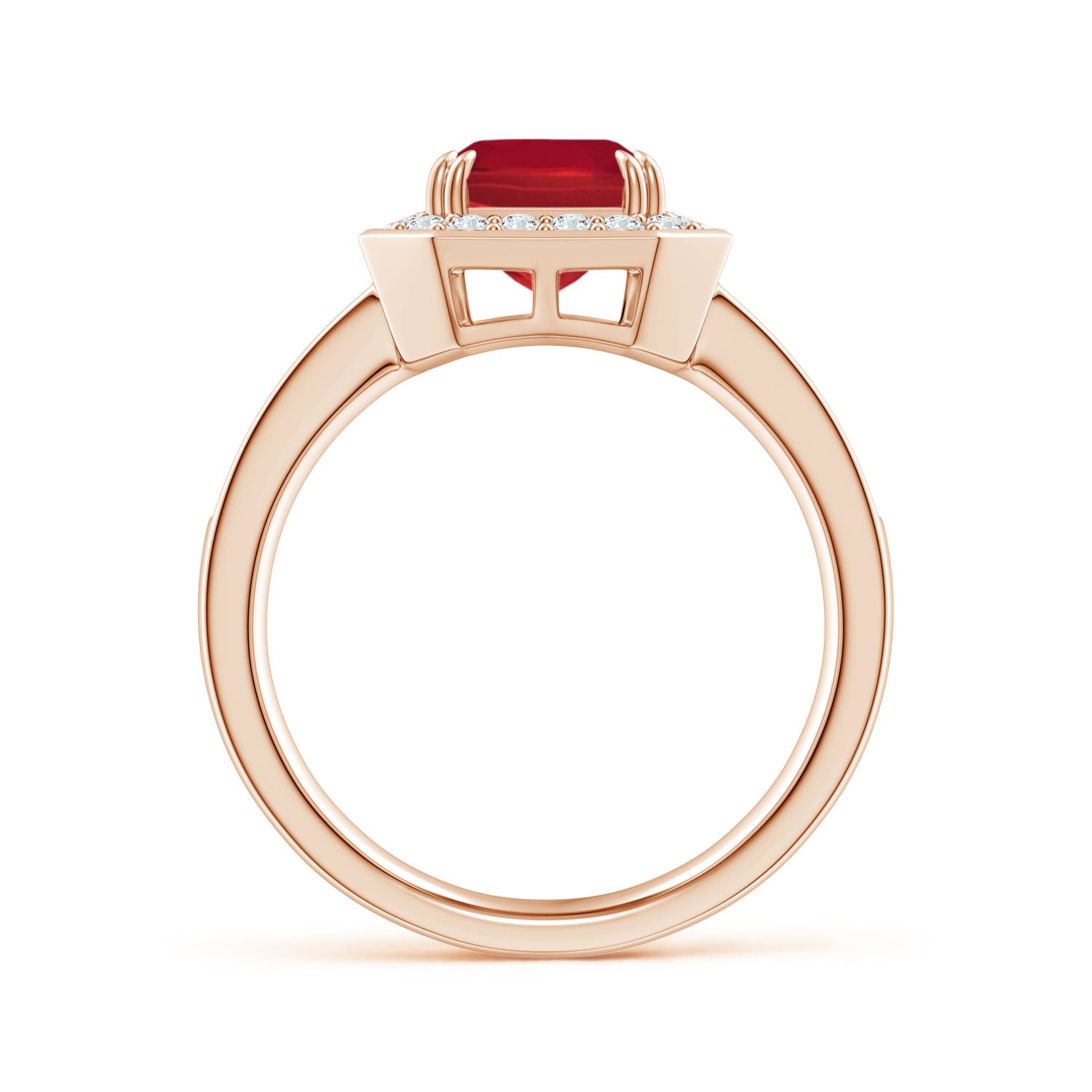 AA - Ruby / 3.37 CT / 14 KT Rose Gold