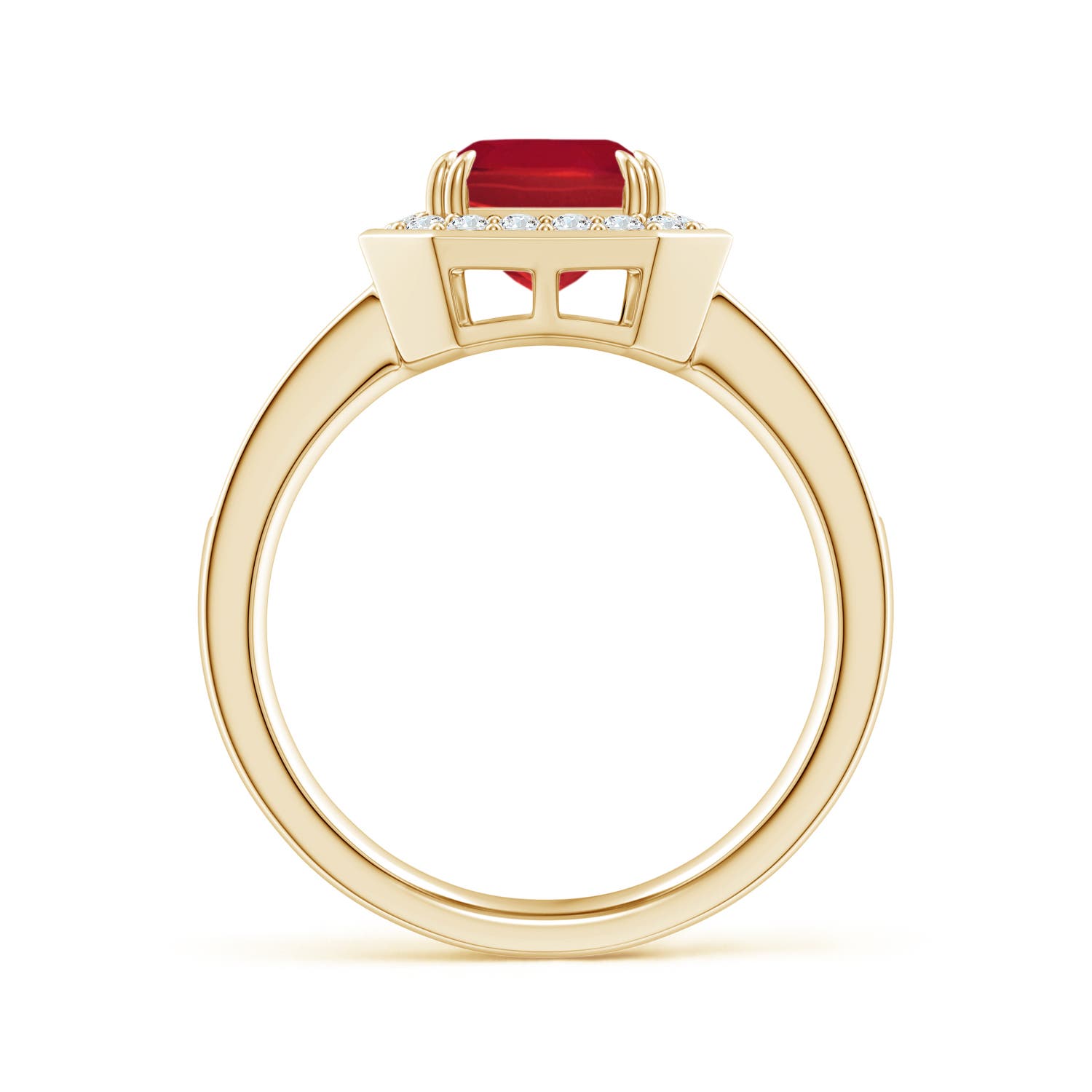 AA - Ruby / 3.37 CT / 14 KT Yellow Gold