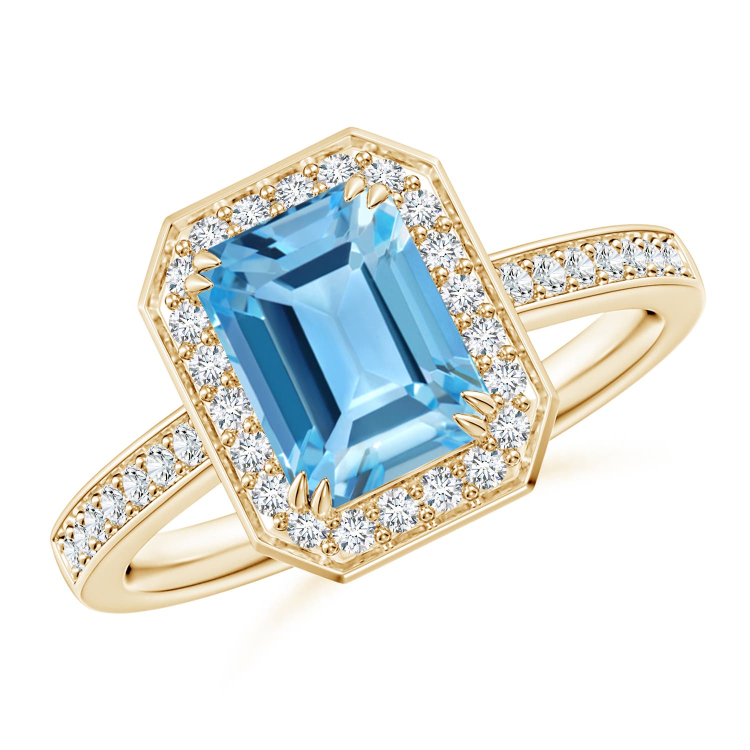 AA - Swiss Blue Topaz / 2.24 CT / 14 KT Yellow Gold