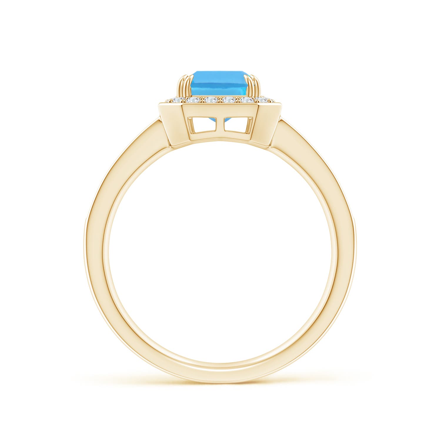 AA - Swiss Blue Topaz / 2.24 CT / 14 KT Yellow Gold