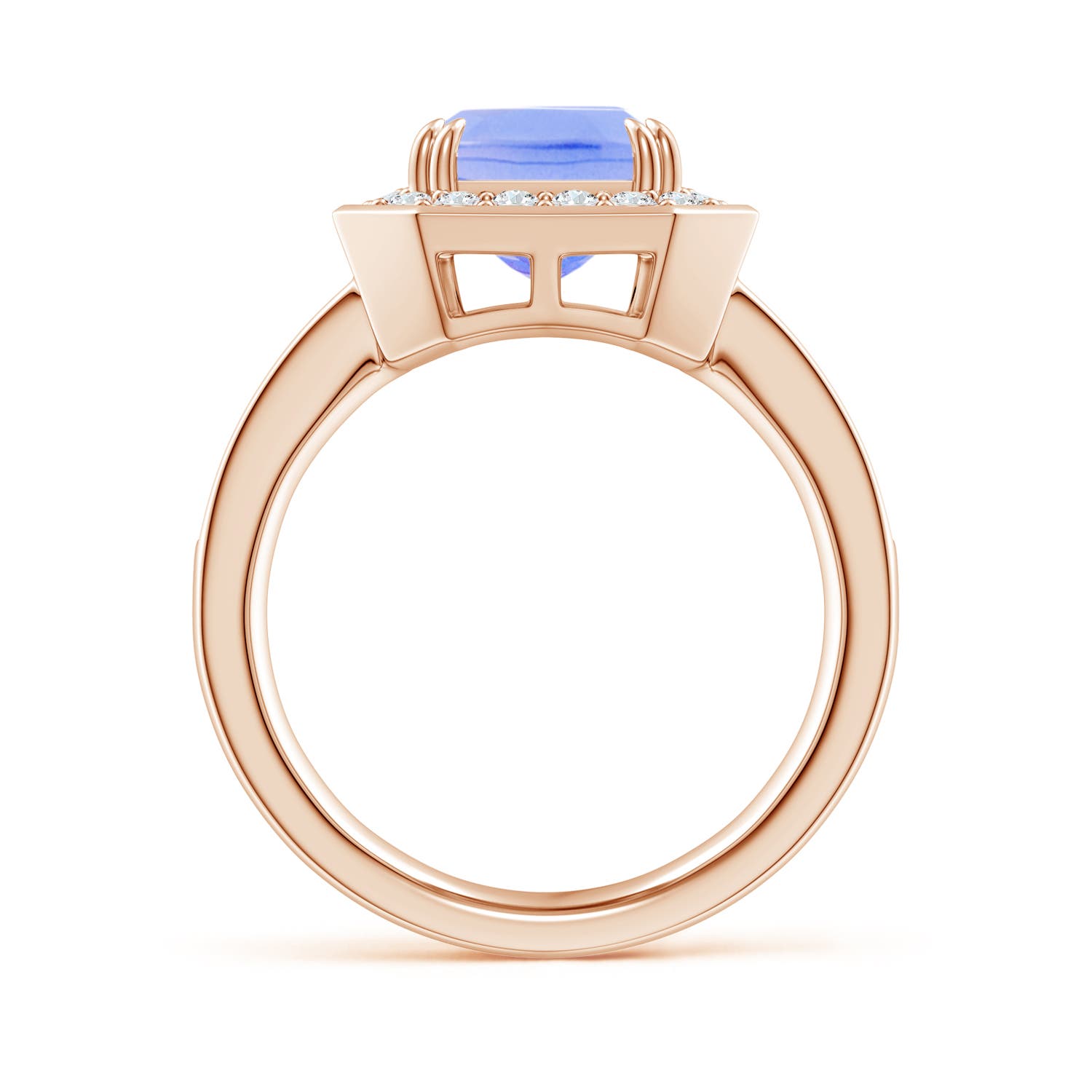 A - Tanzanite / 3.6 CT / 14 KT Rose Gold