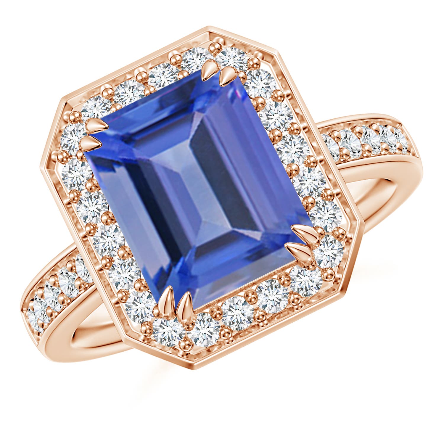 AA - Tanzanite / 3.6 CT / 14 KT Rose Gold