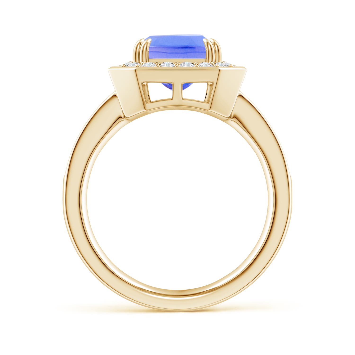 AA - Tanzanite / 3.6 CT / 14 KT Yellow Gold