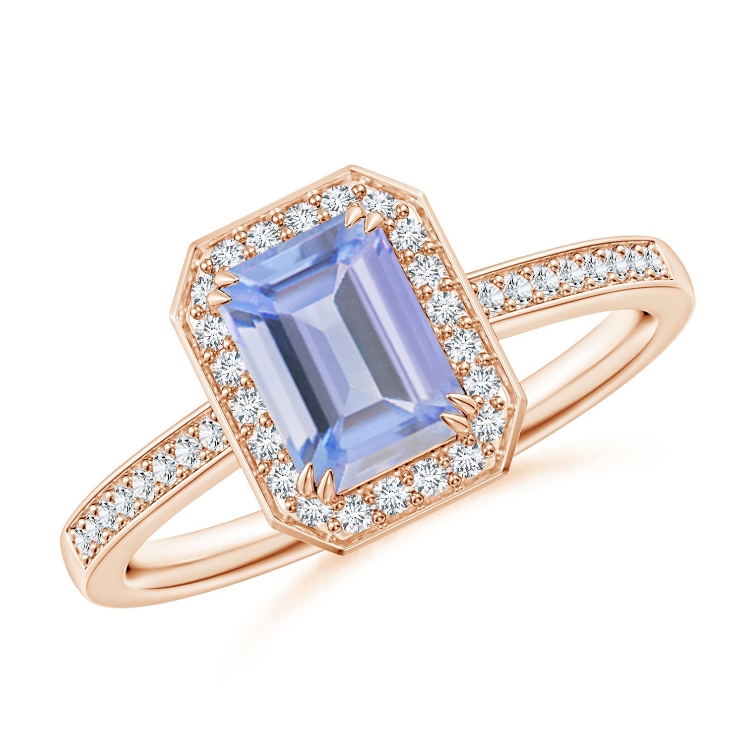 A - Tanzanite / 1.19 CT / 14 KT Rose Gold