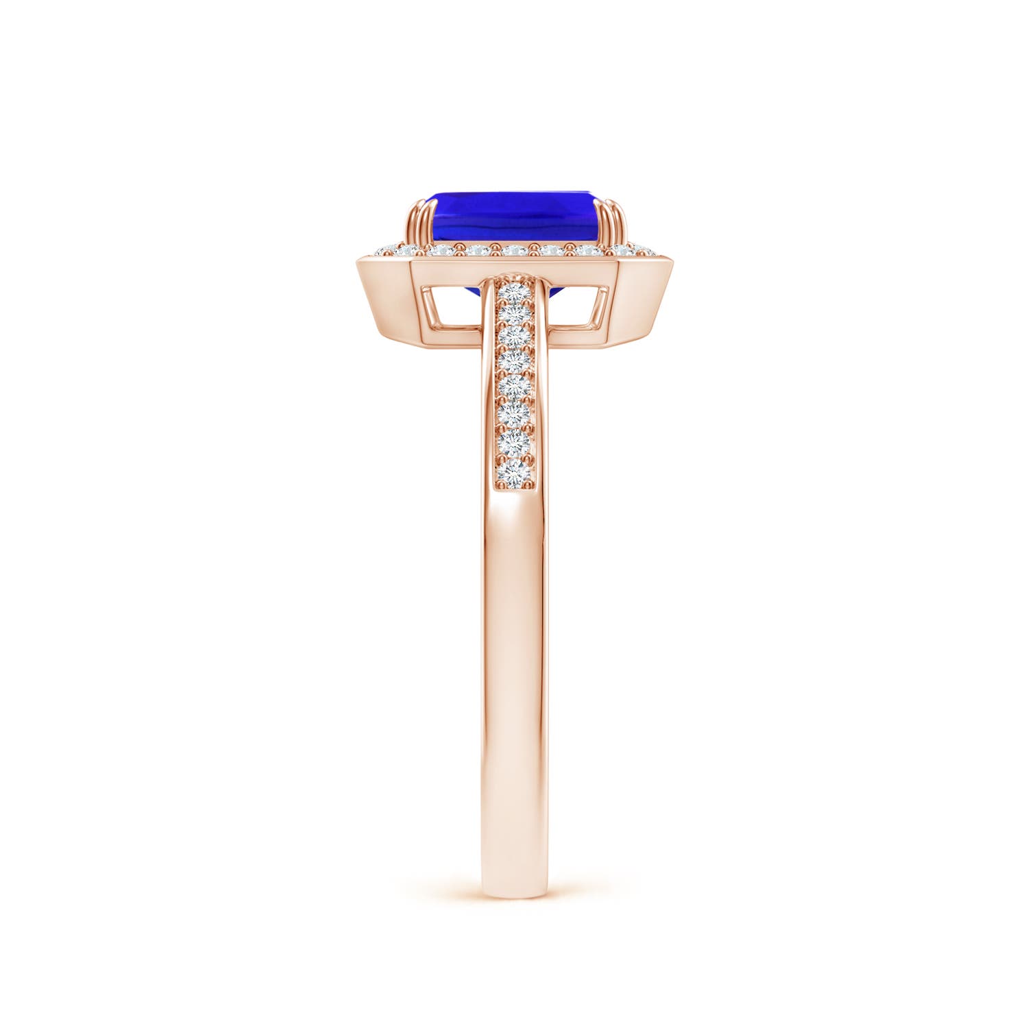 AAA - Tanzanite / 1.19 CT / 14 KT Rose Gold