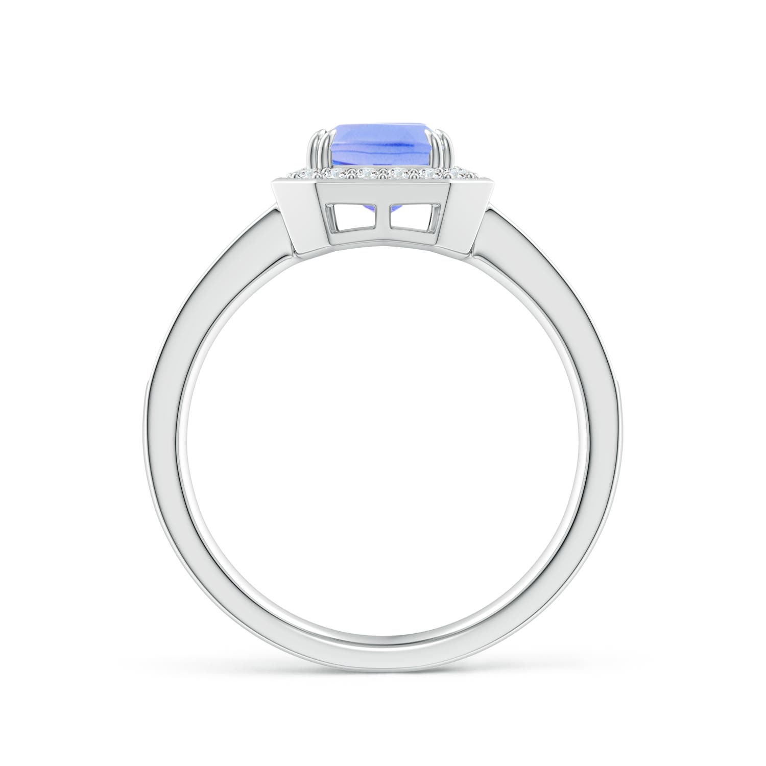 A - Tanzanite / 1.79 CT / 14 KT White Gold