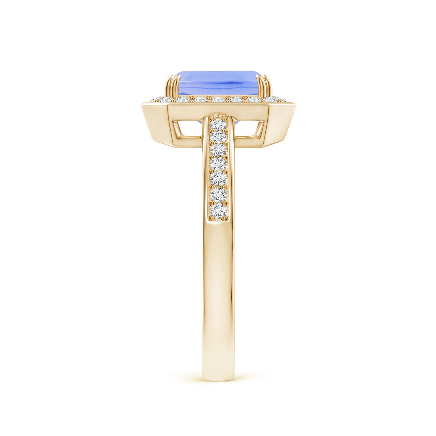 A - Tanzanite / 1.79 CT / 14 KT Yellow Gold