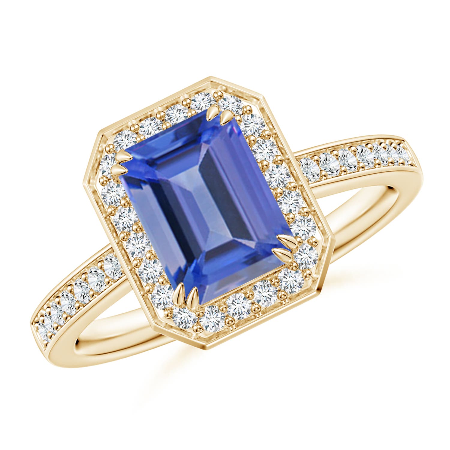 AA - Tanzanite / 1.79 CT / 14 KT Yellow Gold