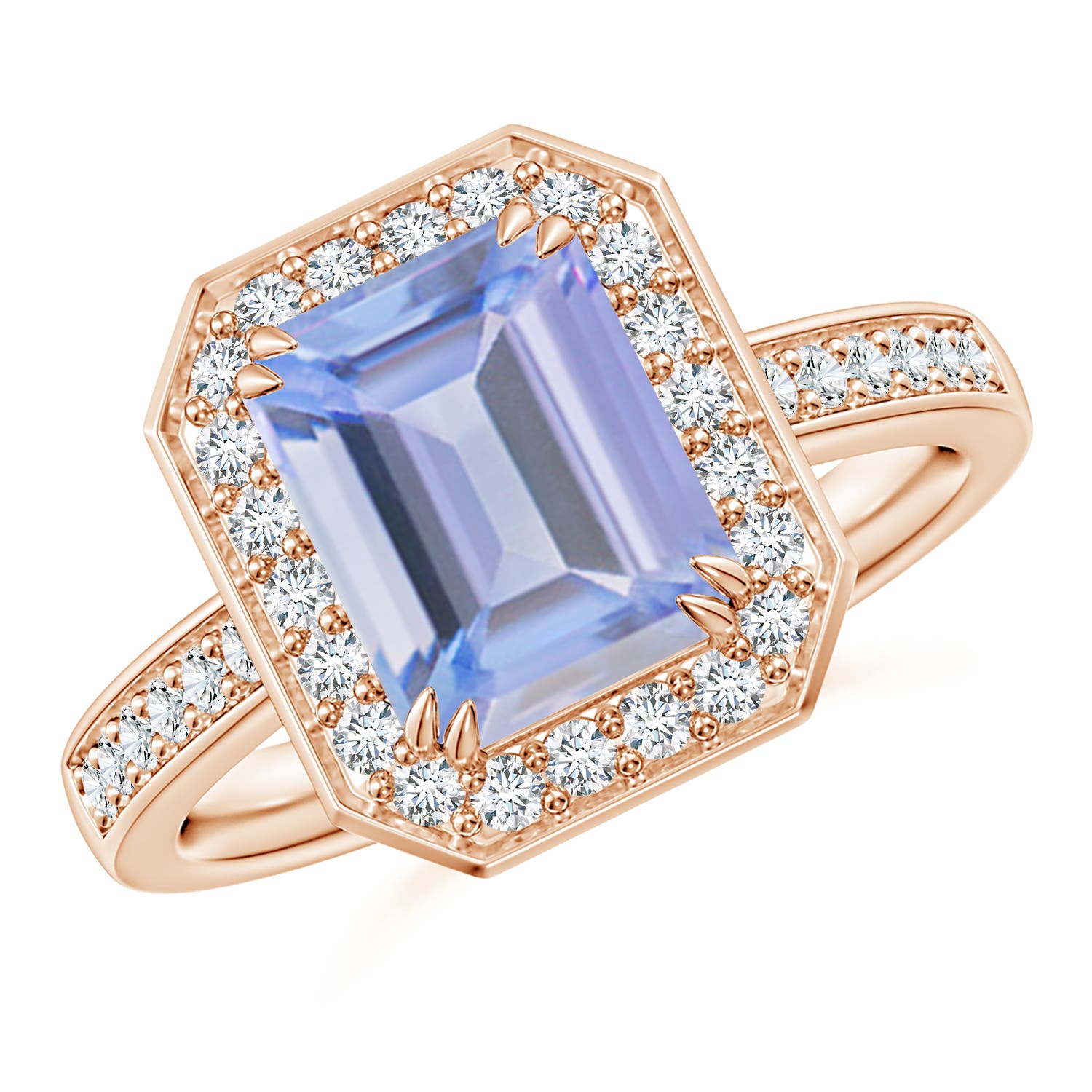 A - Tanzanite / 2.77 CT / 14 KT Rose Gold