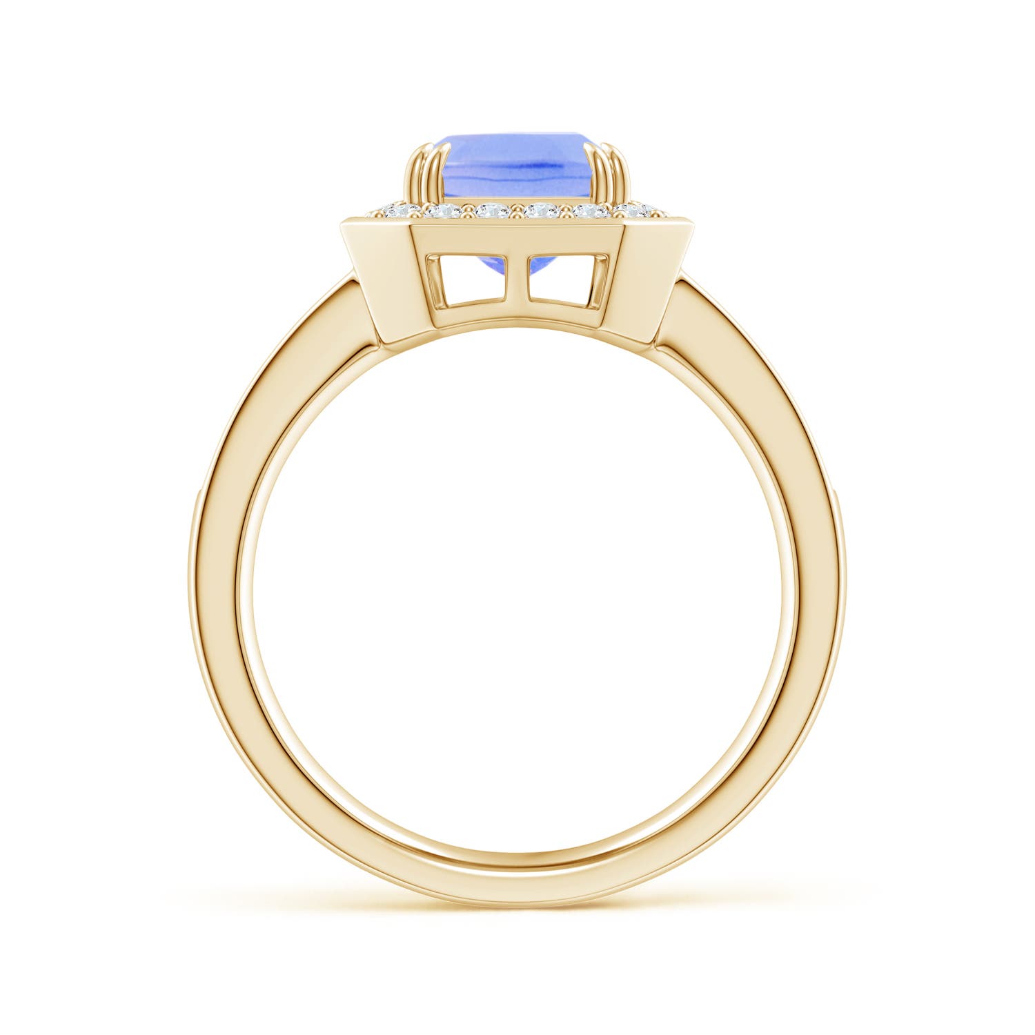 A - Tanzanite / 2.77 CT / 14 KT Yellow Gold