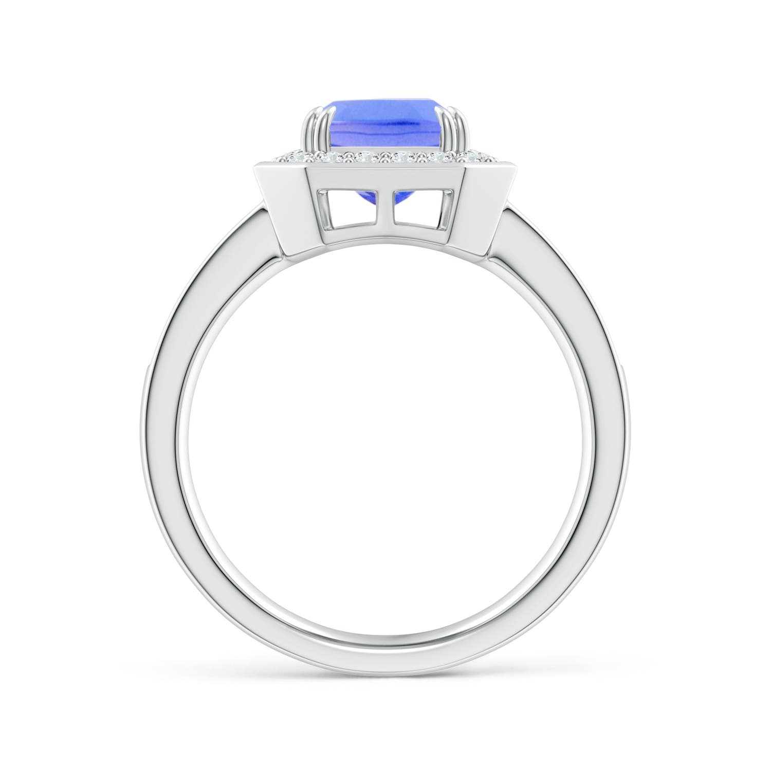 AA - Tanzanite / 2.77 CT / 14 KT White Gold