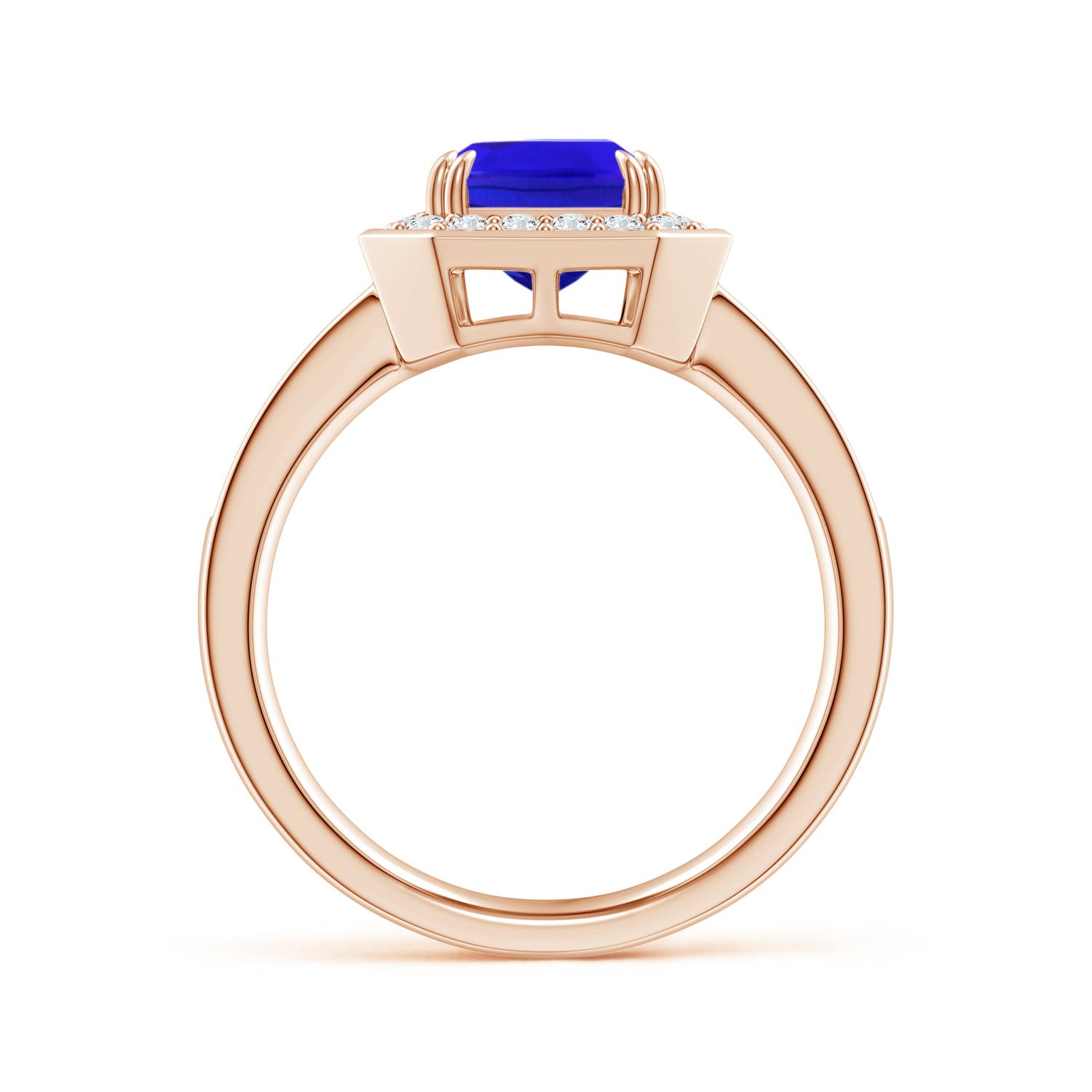 AAA - Tanzanite / 2.77 CT / 14 KT Rose Gold