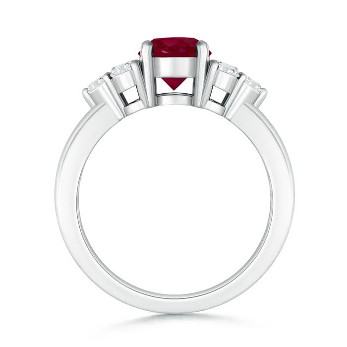 A - Ruby / 1.47 CT / 14 KT White Gold