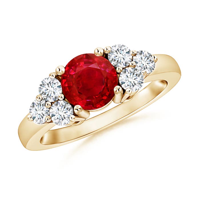 AAA - Ruby / 1.47 CT / 14 KT Yellow Gold