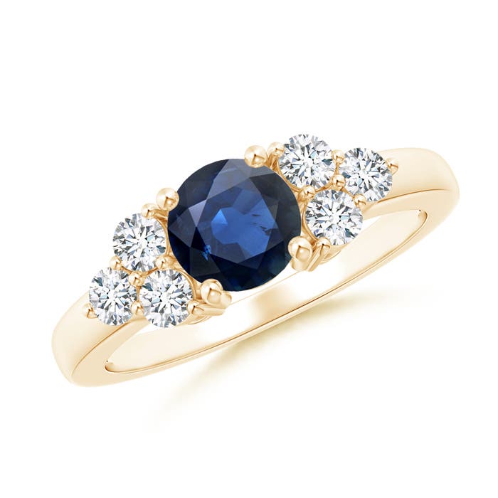 AA - Blue Sapphire / 1.47 CT / 14 KT Yellow Gold