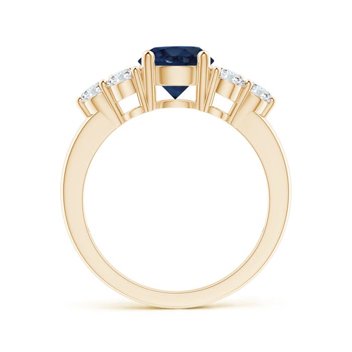 AA - Blue Sapphire / 2.35 CT / 14 KT Yellow Gold