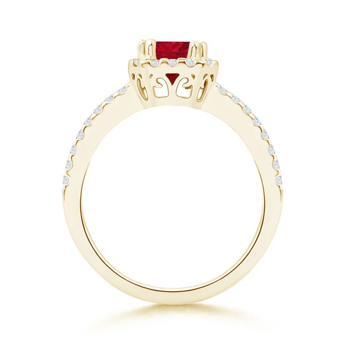 AAA - Ruby / 1.29 CT / 14 KT Yellow Gold