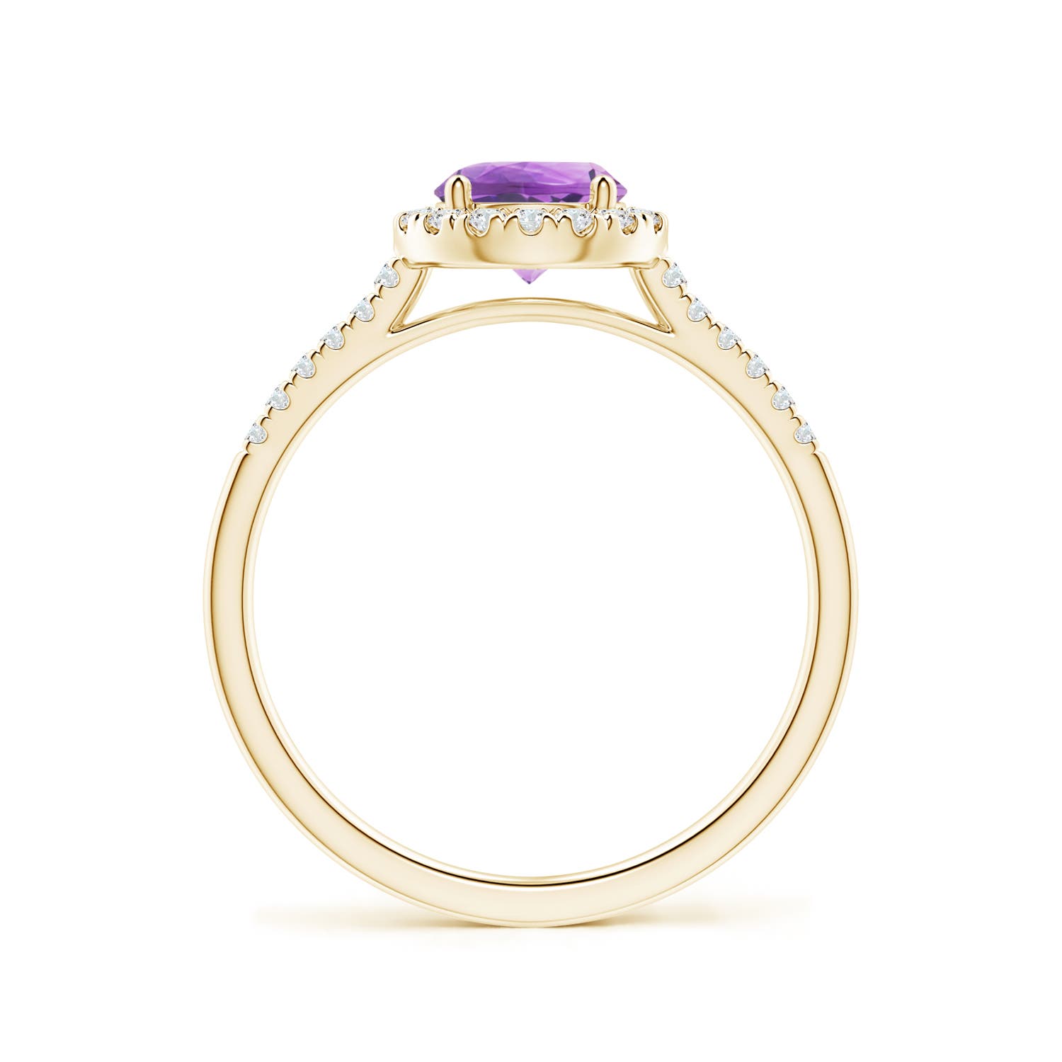 A - Amethyst / 1 CT / 14 KT Yellow Gold