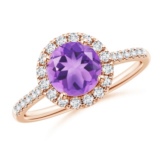 Round A Amethyst