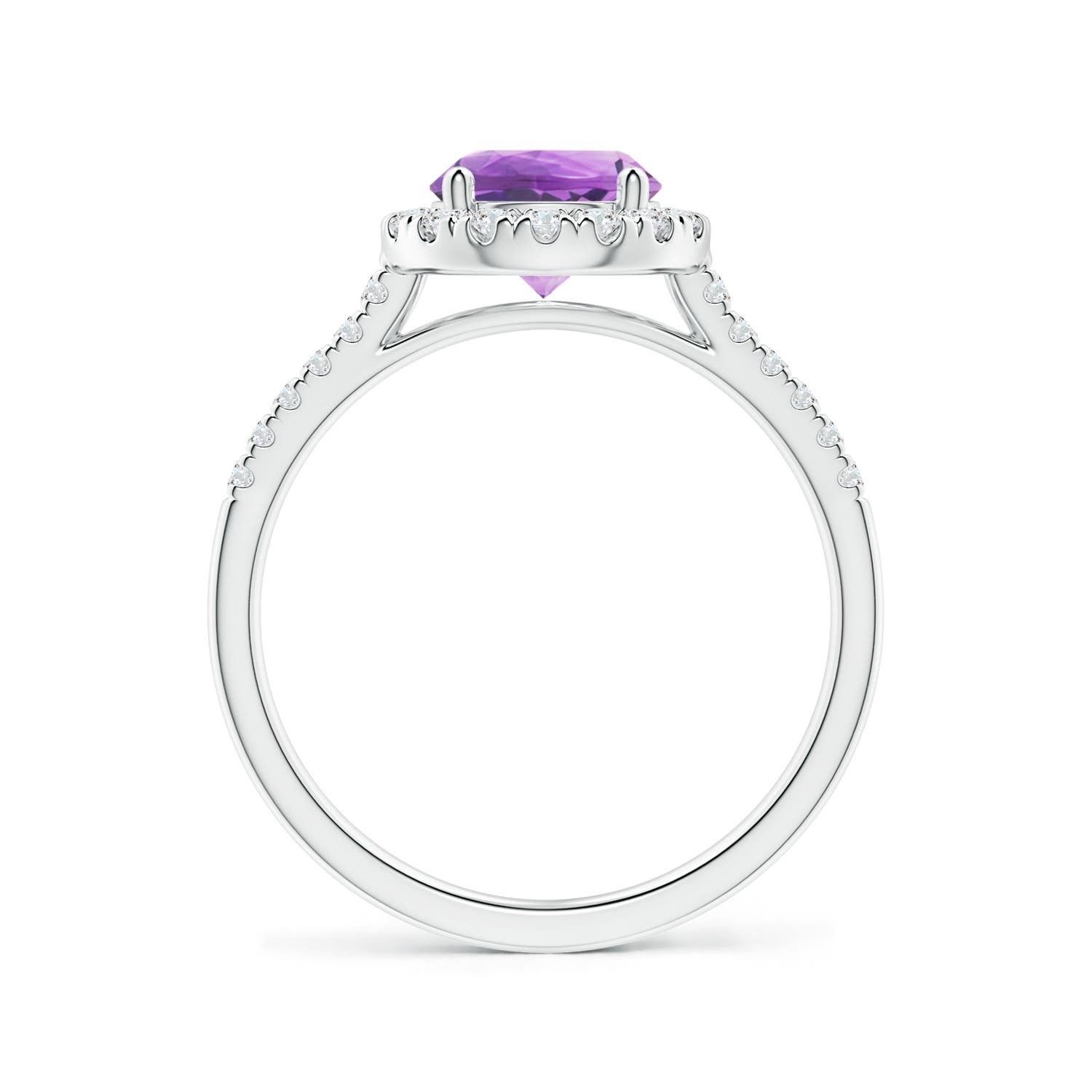 A - Amethyst / 1.44 CT / 14 KT White Gold