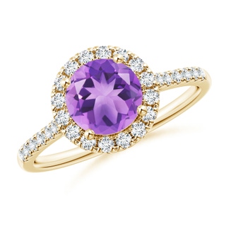 Round A Amethyst