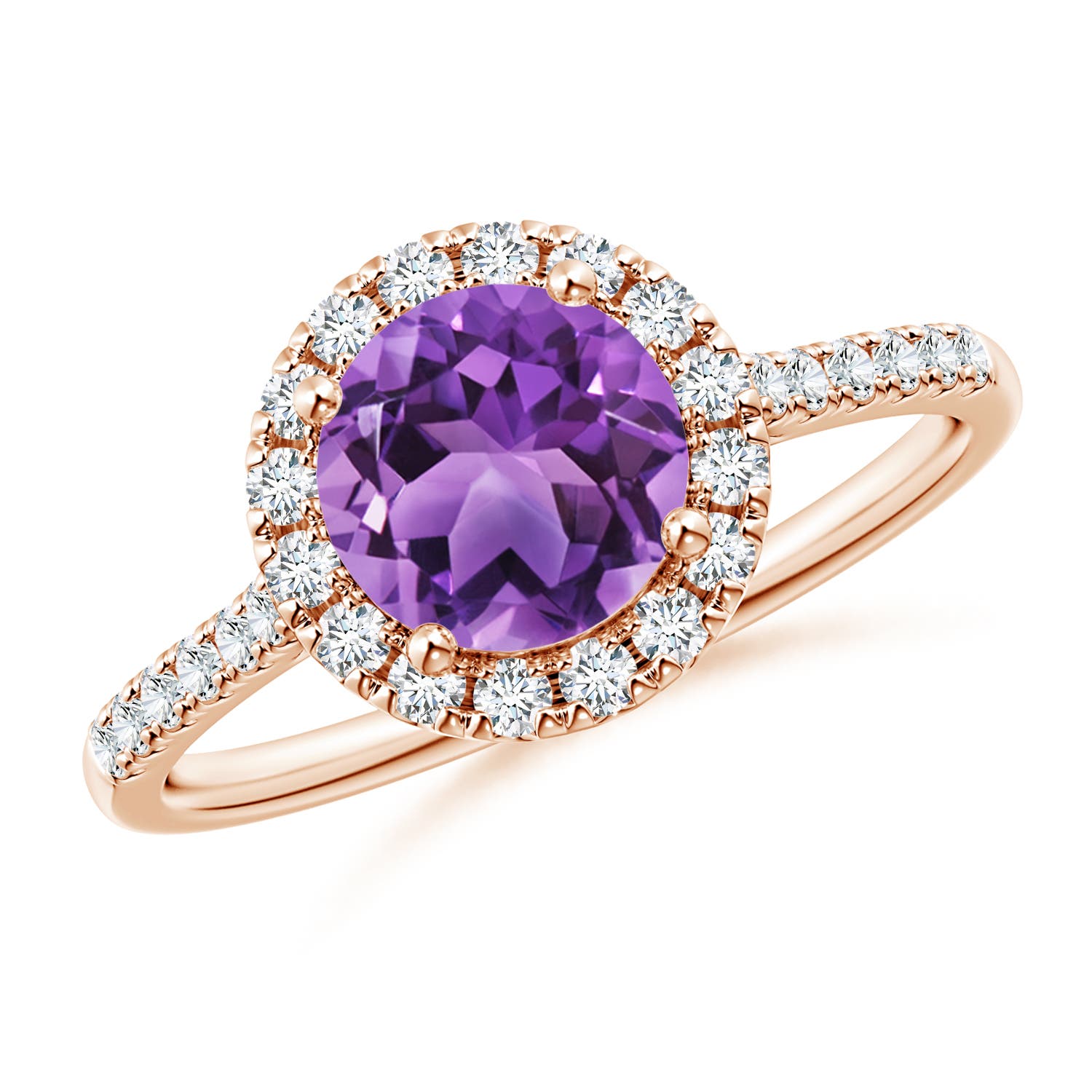 AA - Amethyst / 1.44 CT / 14 KT Rose Gold