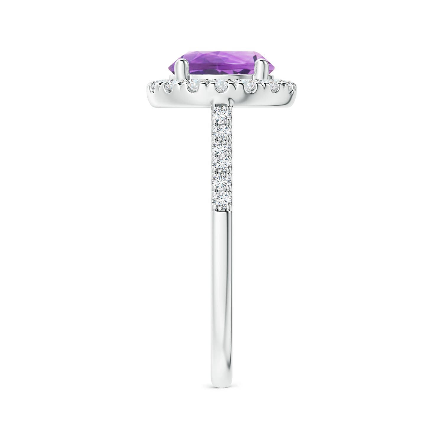 A - Amethyst / 2.02 CT / 14 KT White Gold