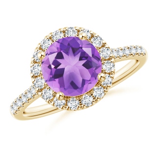 Round A Amethyst