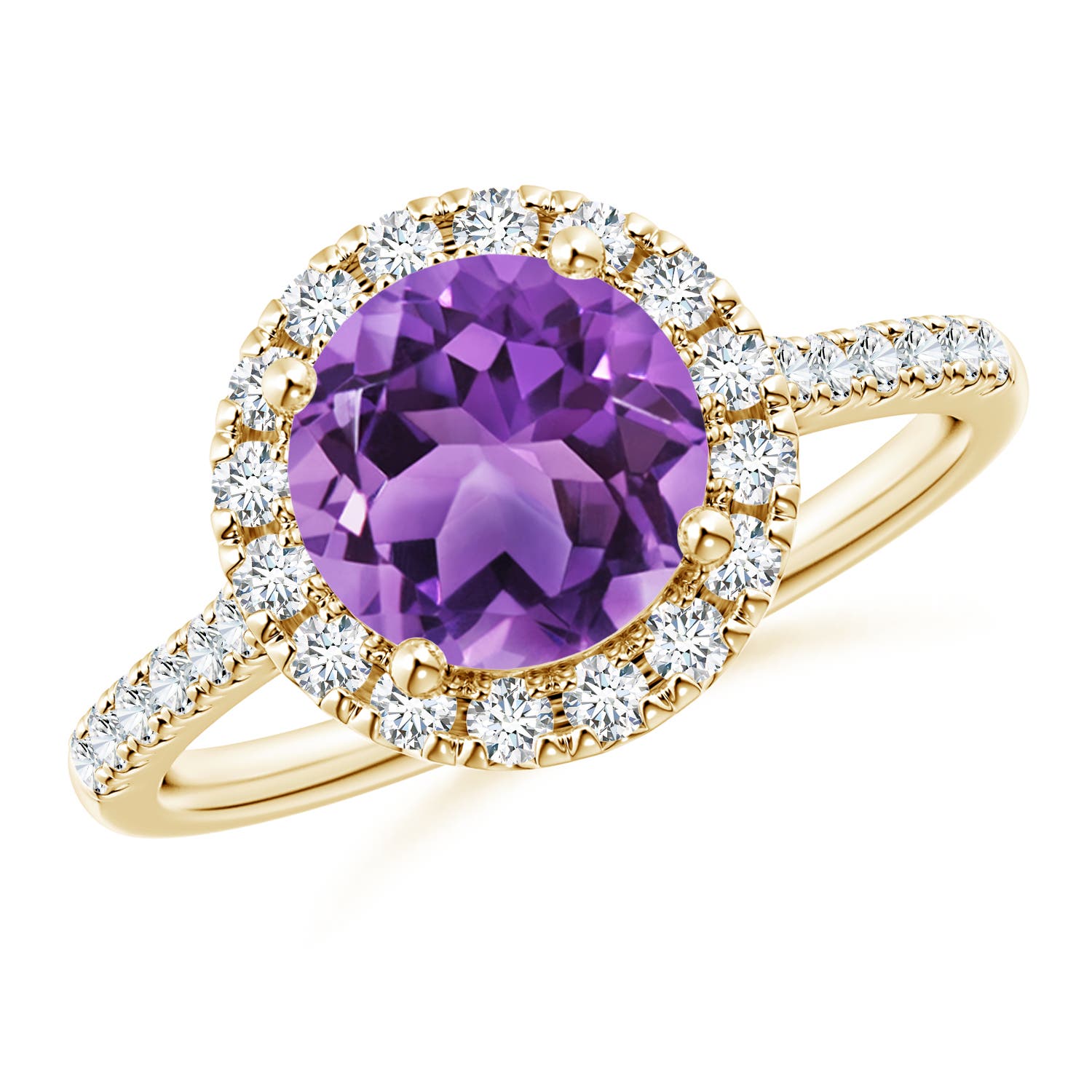 AA - Amethyst / 2.02 CT / 14 KT Yellow Gold