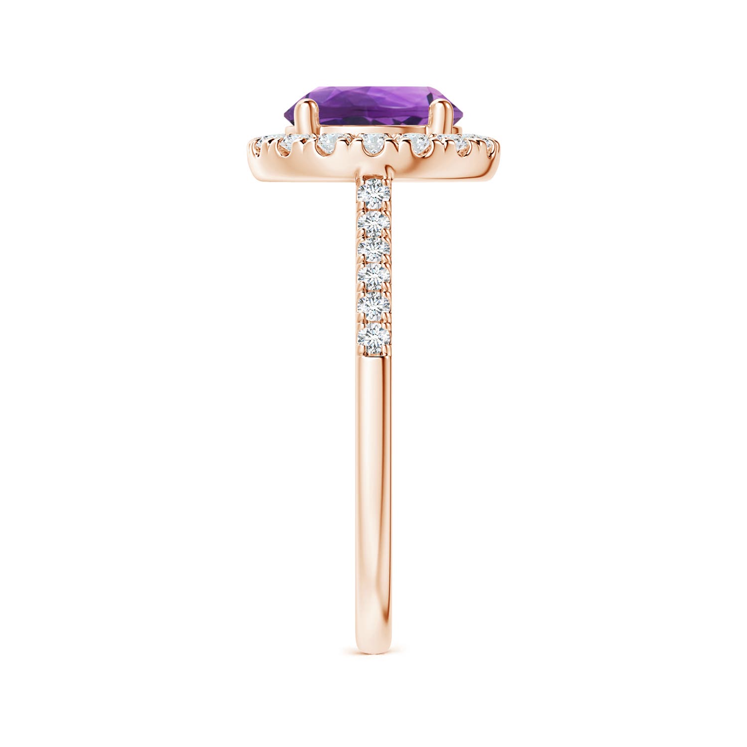 AAA - Amethyst / 2.02 CT / 14 KT Rose Gold