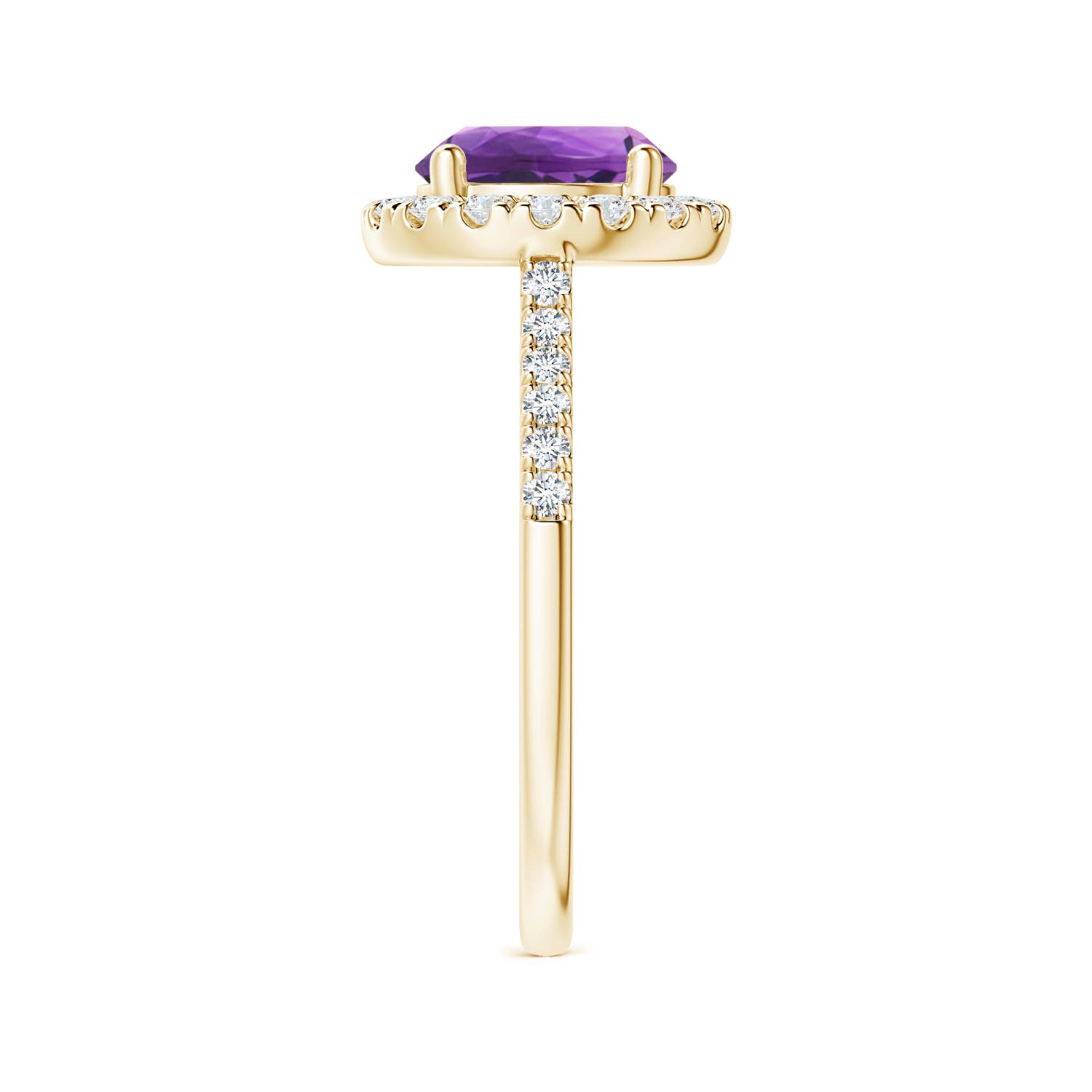 AAA - Amethyst / 2.02 CT / 14 KT Yellow Gold