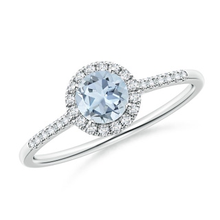 Round A Aquamarine