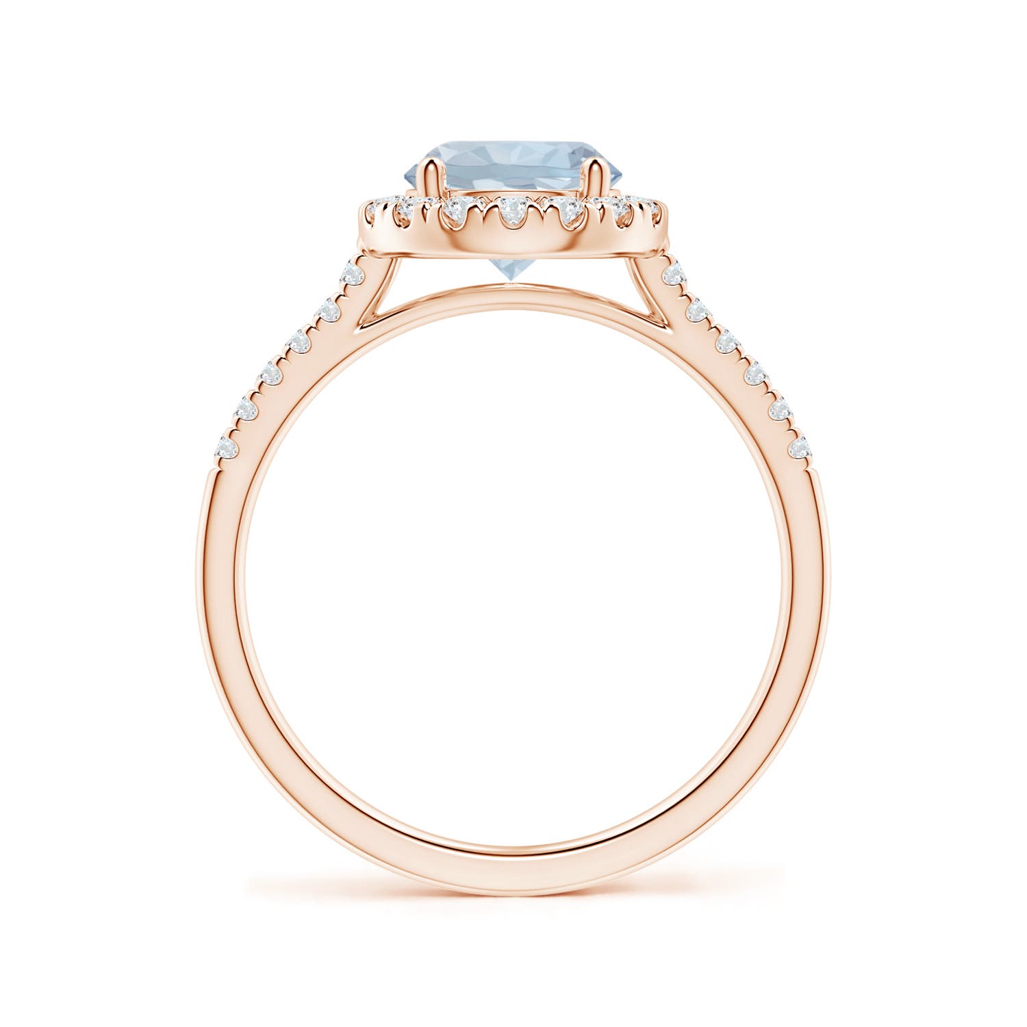 A - Aquamarine / 1.41 CT / 14 KT Rose Gold