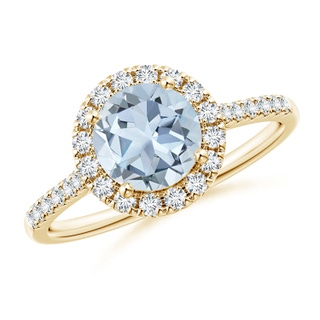 Round A Aquamarine