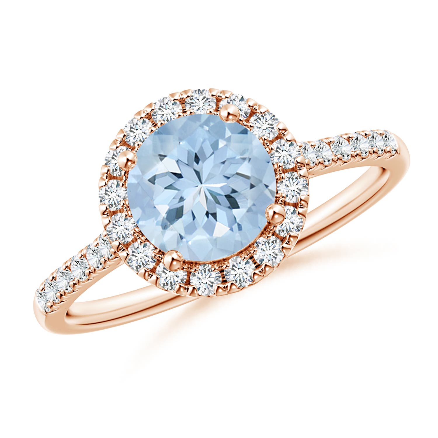 AA - Aquamarine / 1.41 CT / 14 KT Rose Gold