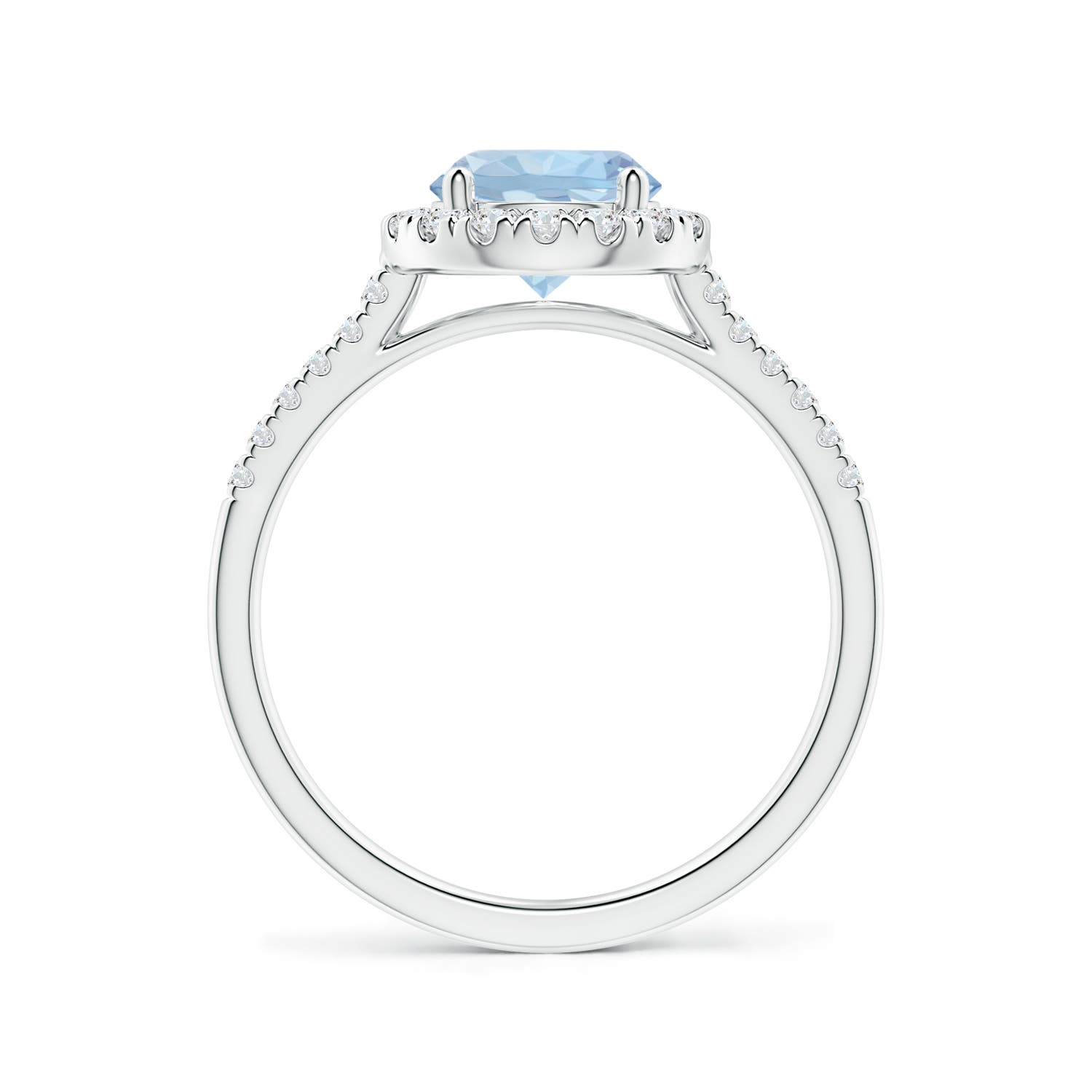 AA - Aquamarine / 1.41 CT / 14 KT White Gold