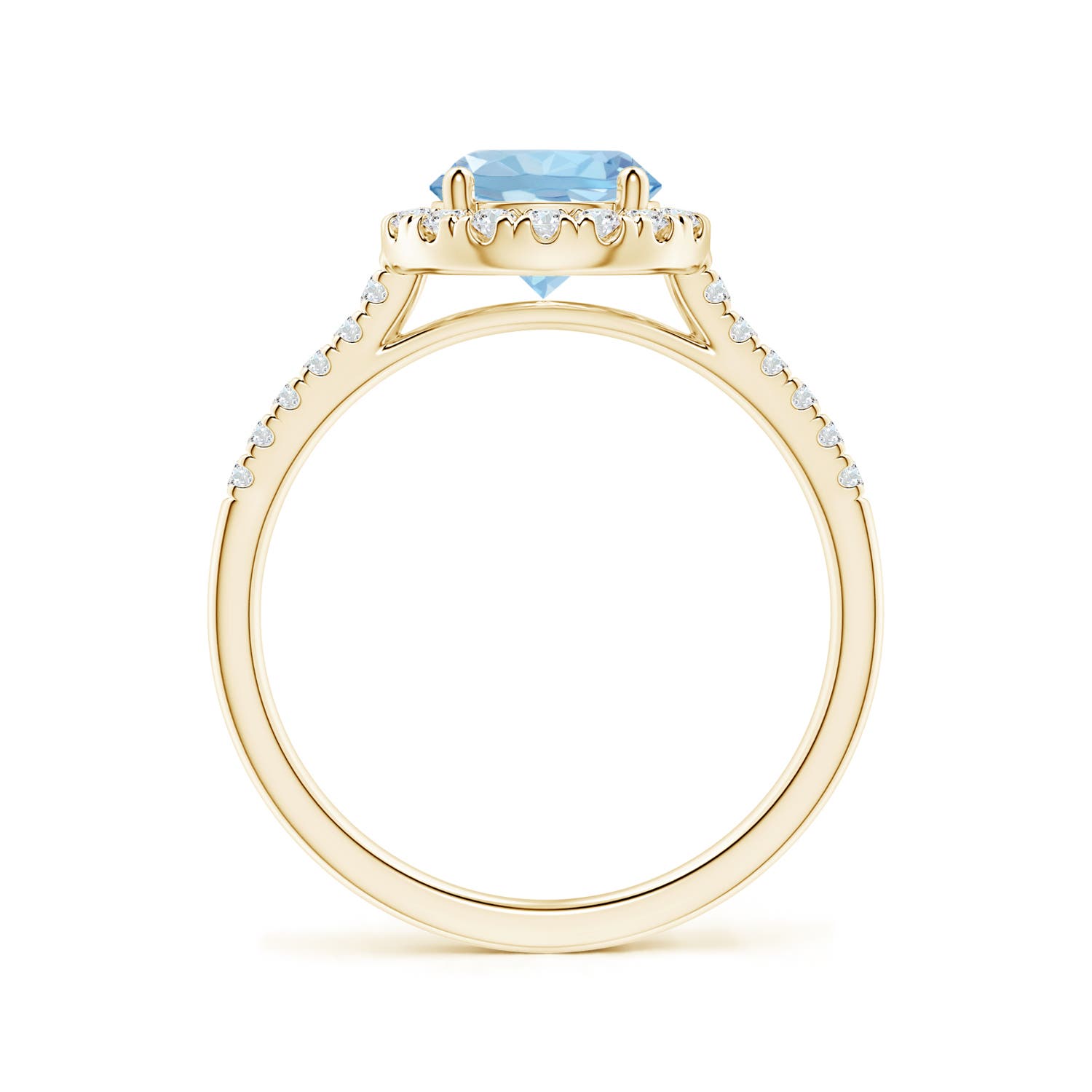 AAA - Aquamarine / 1.41 CT / 14 KT Yellow Gold