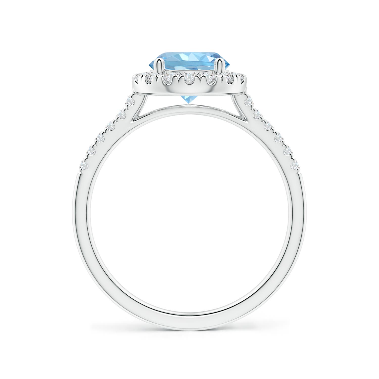 AAAA - Aquamarine / 1.41 CT / 14 KT White Gold