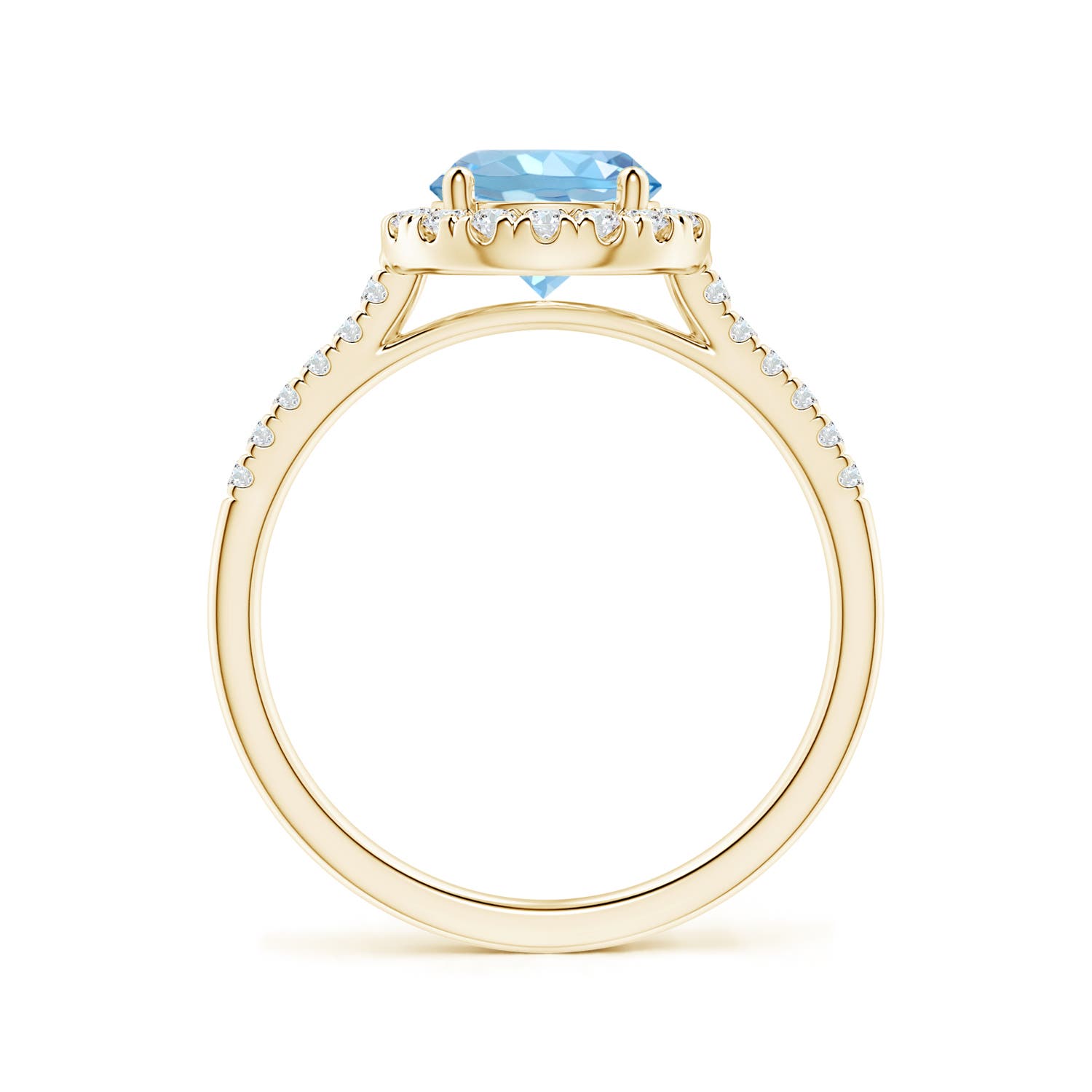 AAAA - Aquamarine / 1.41 CT / 14 KT Yellow Gold