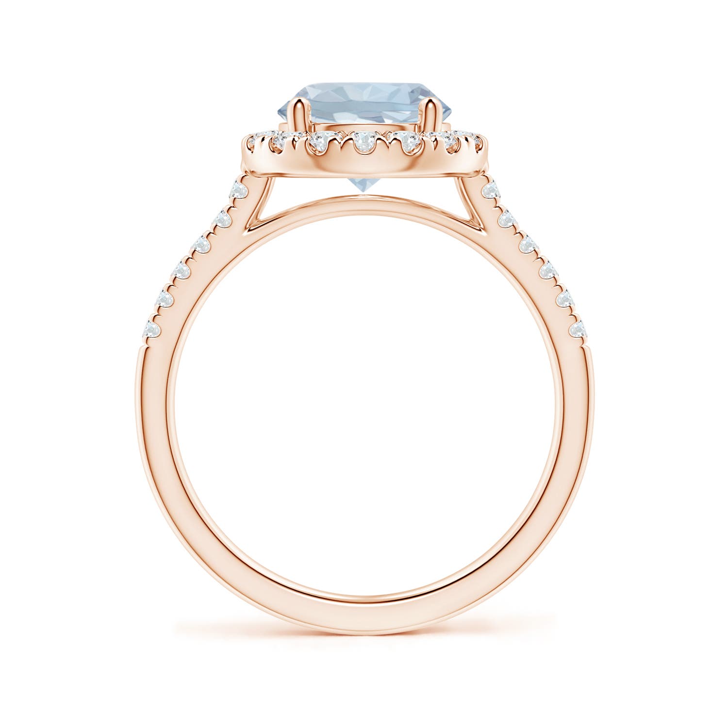 A - Aquamarine / 1.92 CT / 14 KT Rose Gold