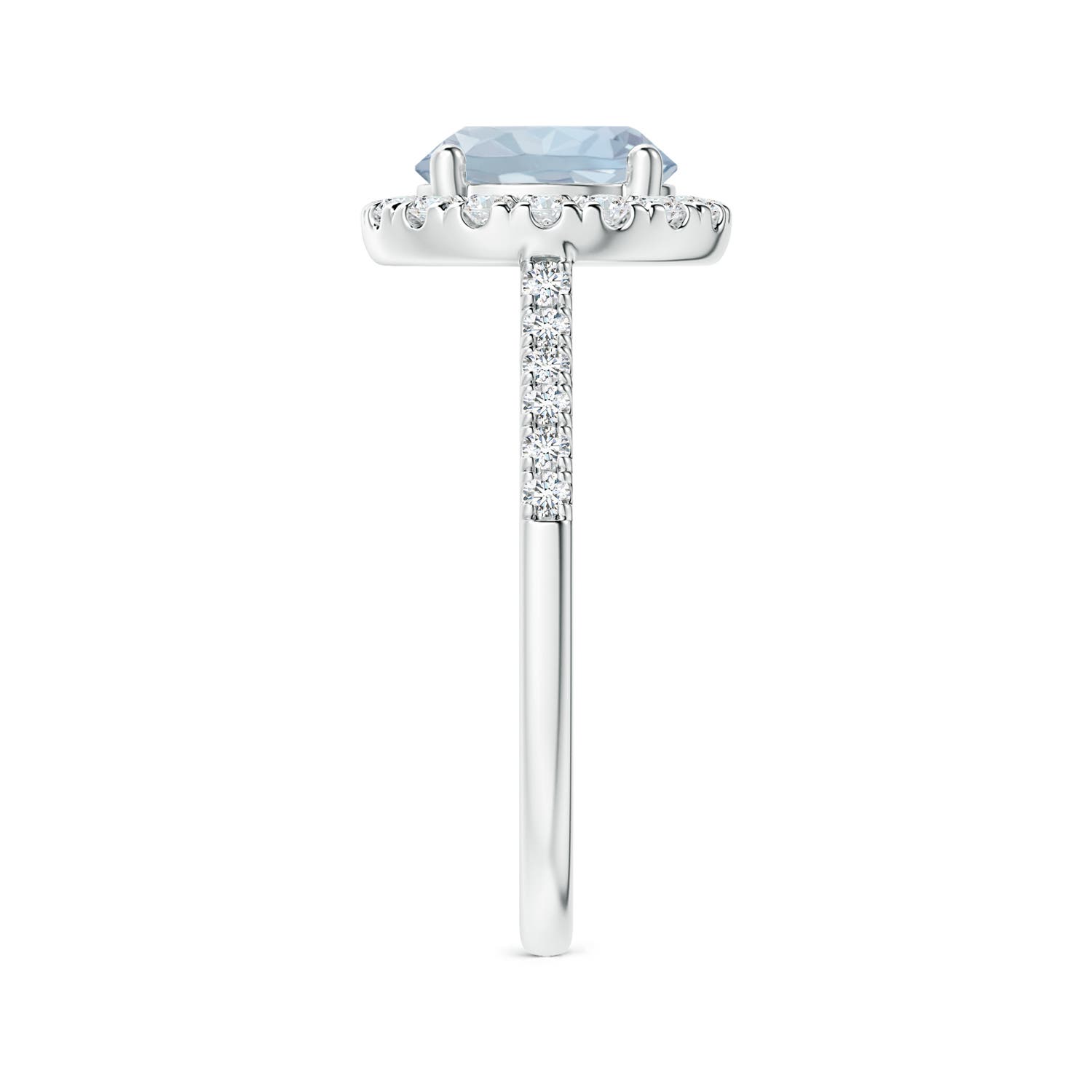 A - Aquamarine / 1.92 CT / 14 KT White Gold