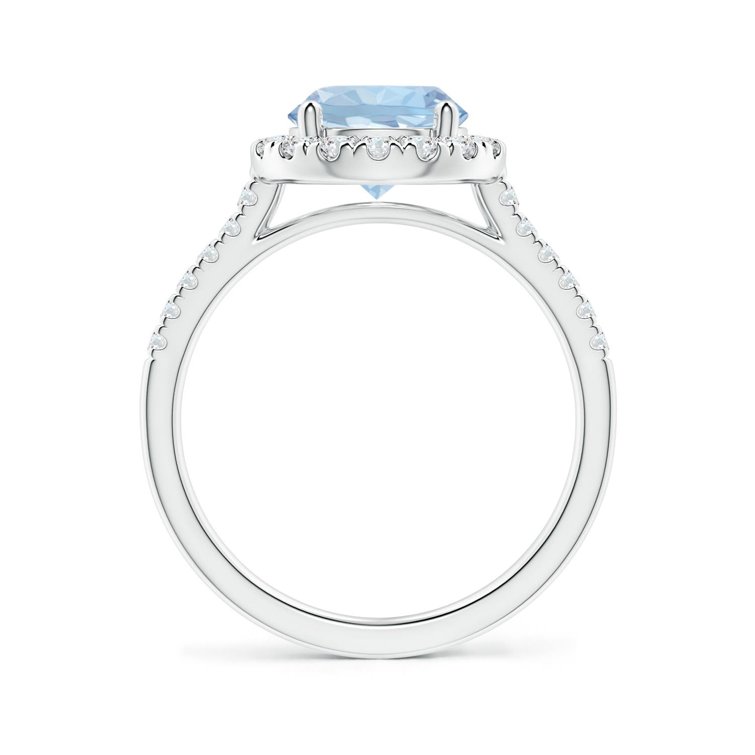 AA - Aquamarine / 1.92 CT / 14 KT White Gold