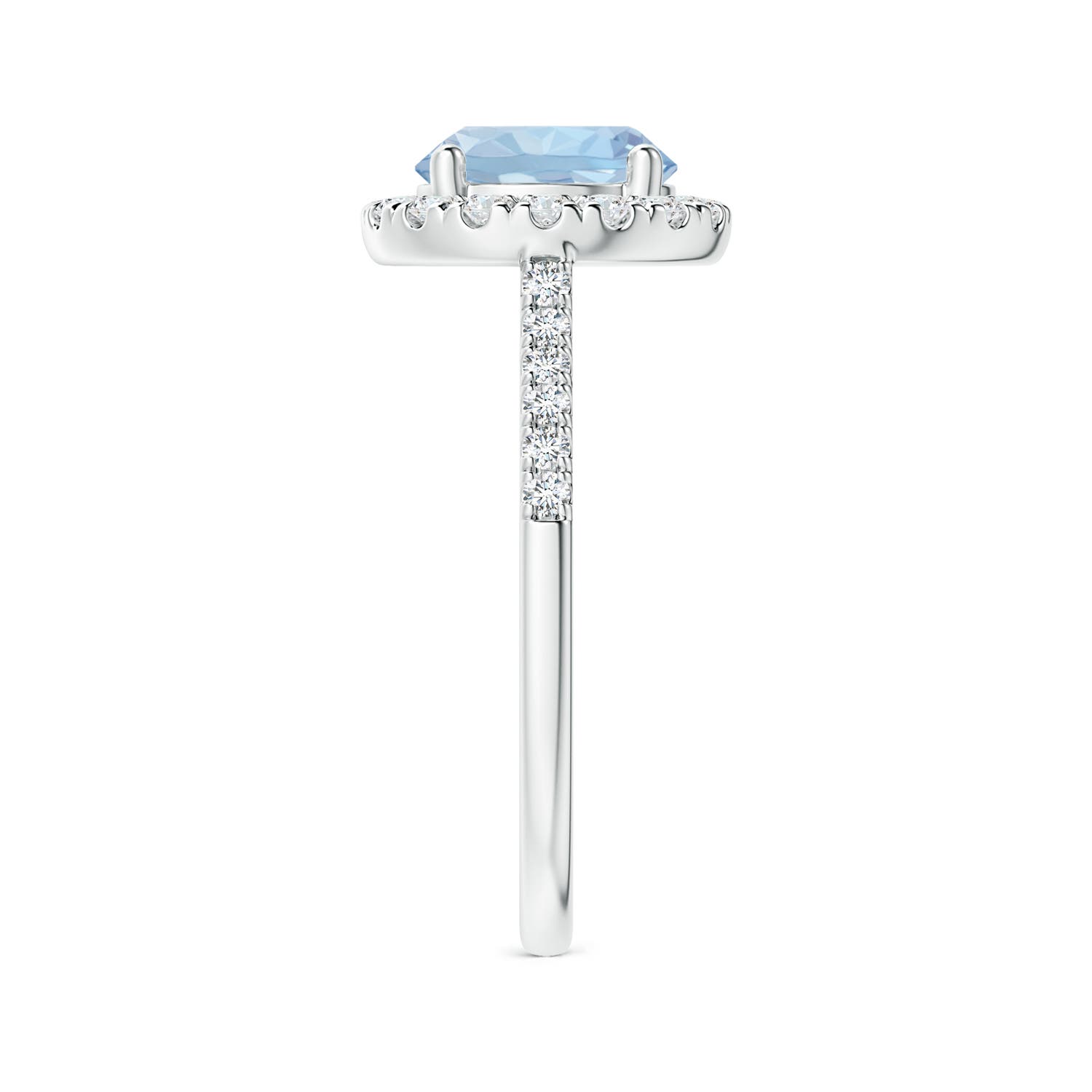 AA - Aquamarine / 1.92 CT / 14 KT White Gold