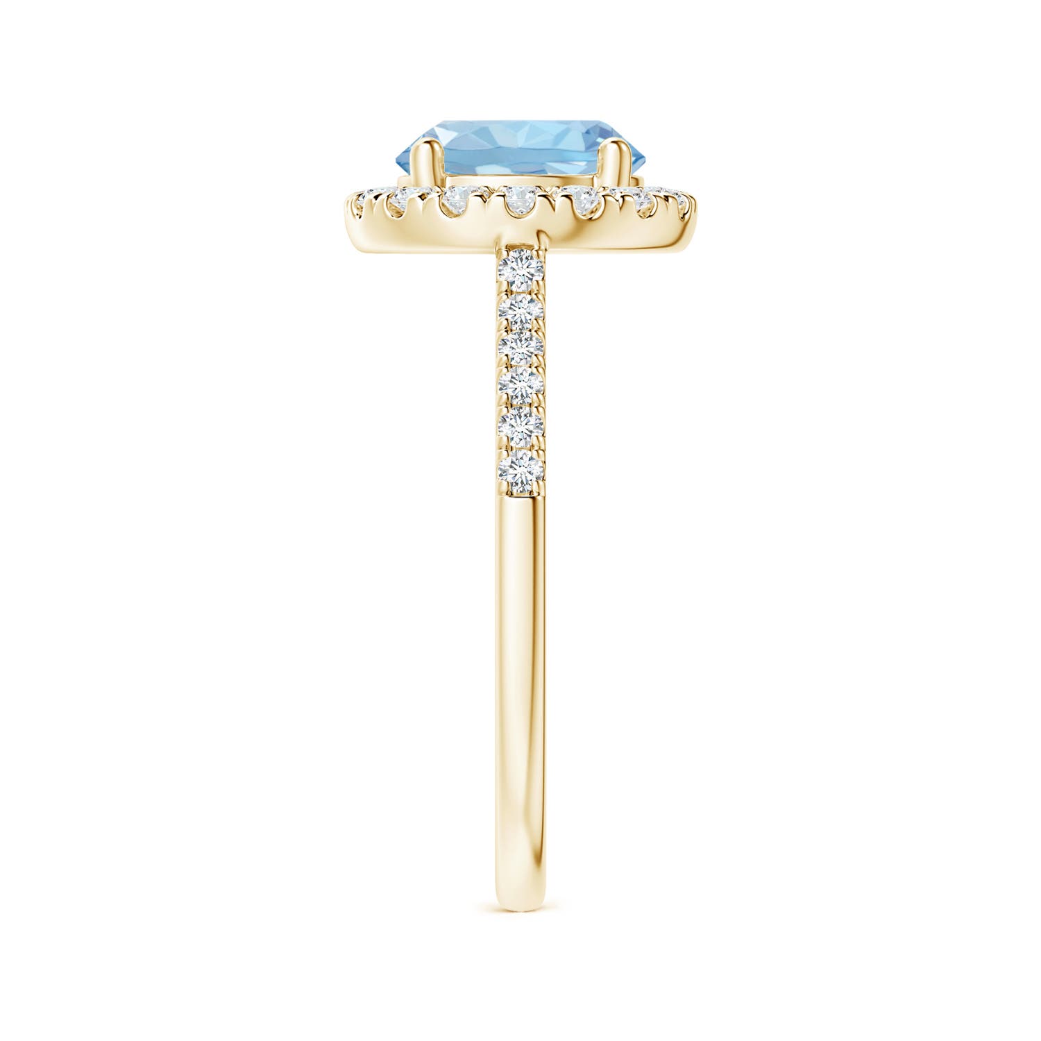 AAA - Aquamarine / 1.92 CT / 14 KT Yellow Gold