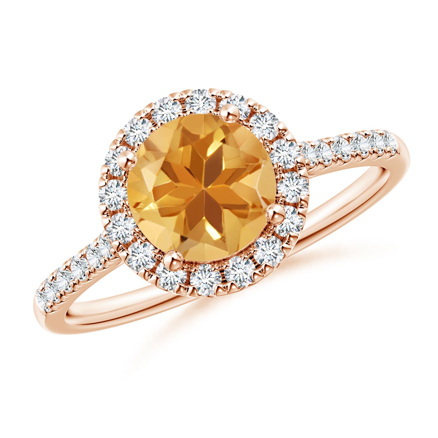 A - Citrine / 1.54 CT / 14 KT Rose Gold