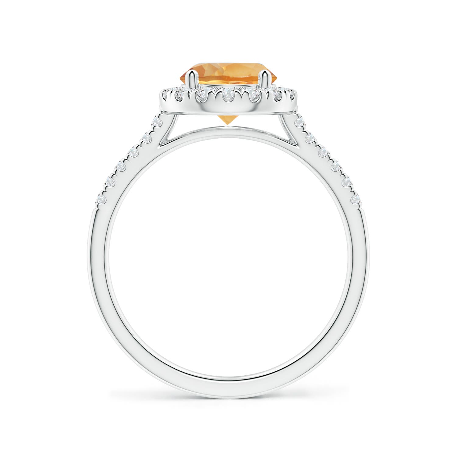 A - Citrine / 1.54 CT / 14 KT White Gold