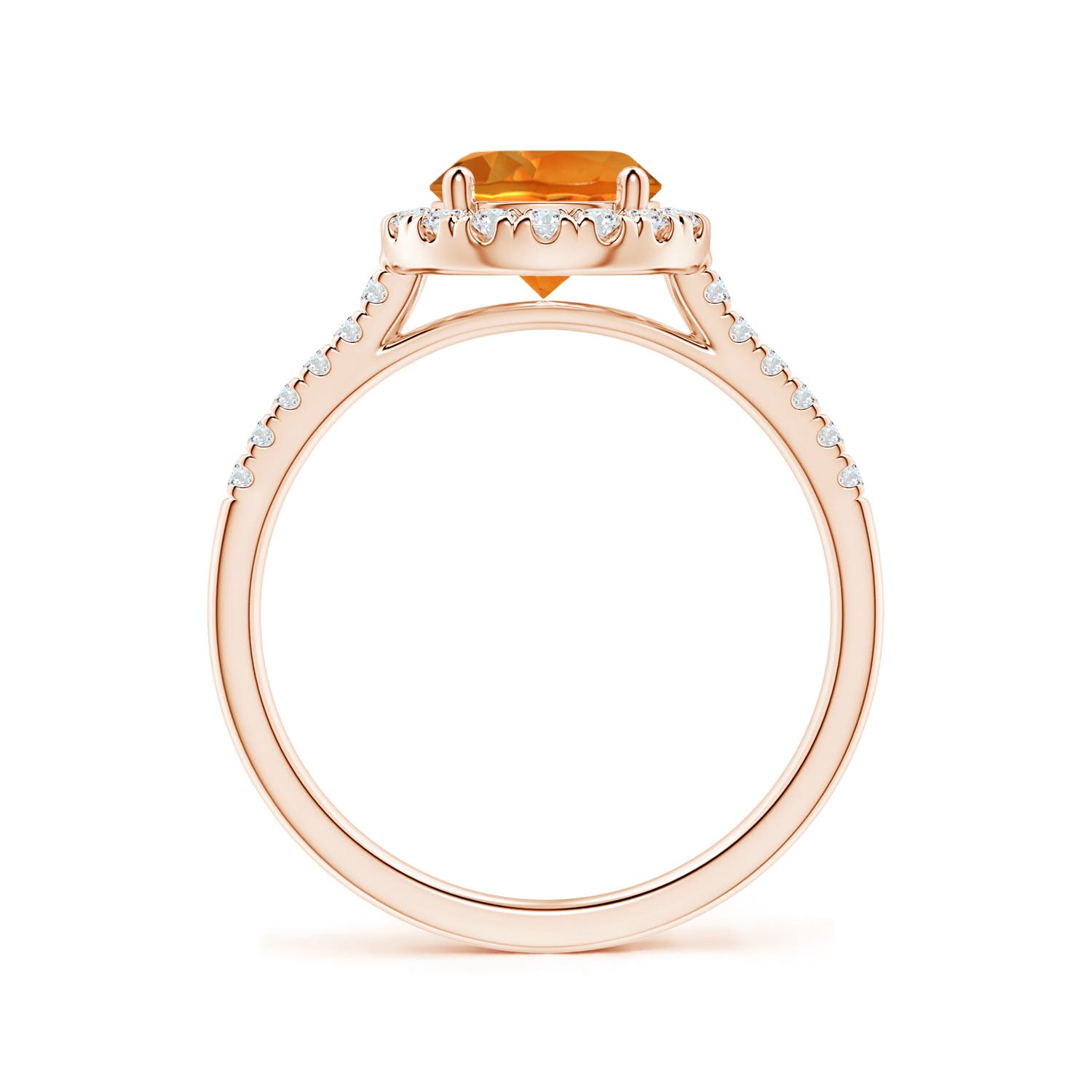 AAAA - Citrine / 1.54 CT / 14 KT Rose Gold